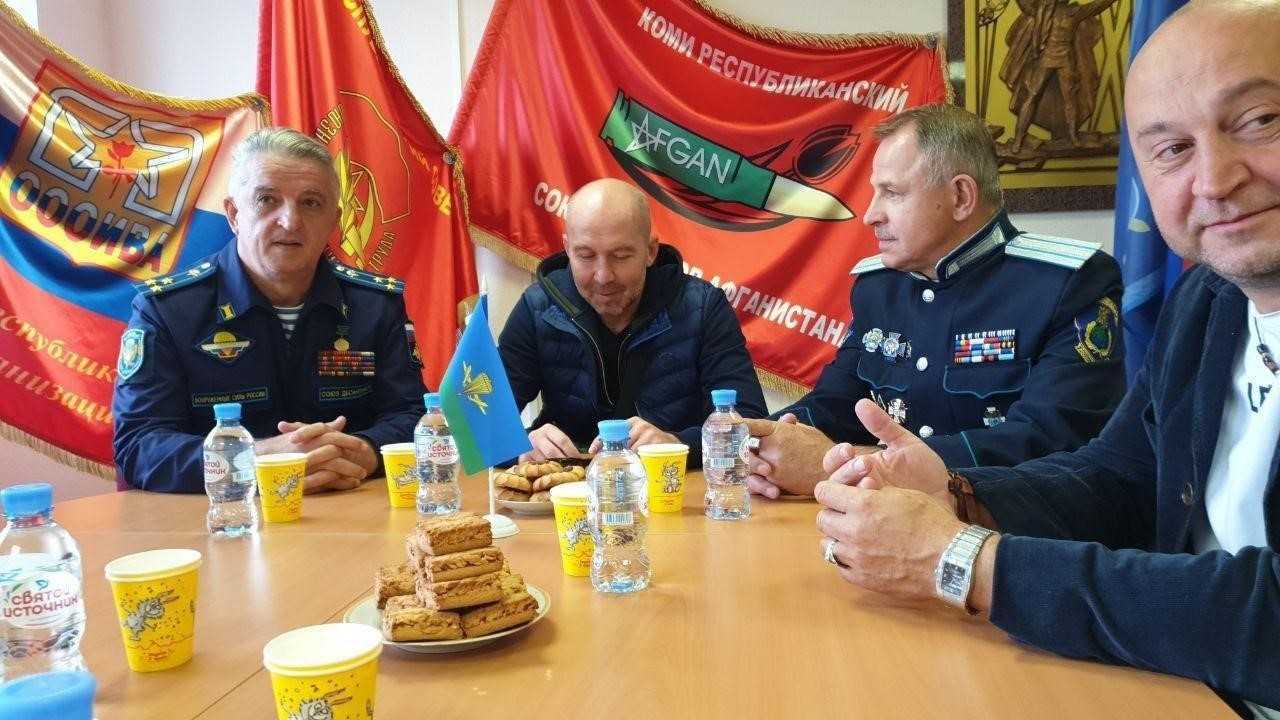 Ветераны боевых действий в Сыктывкаре встретились со съемочной группой «Шугалея-2»