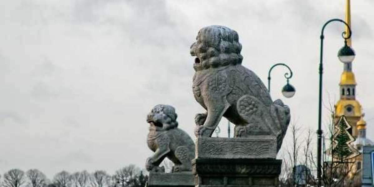 Львы Ши-цза были изготовлены в начале XX века