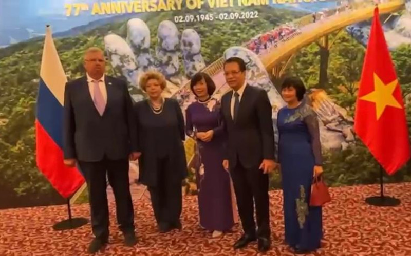 Руководство Ассамблеи народов Евразии посетило торжественный прием по случаю Дня независимости Вьетнама
