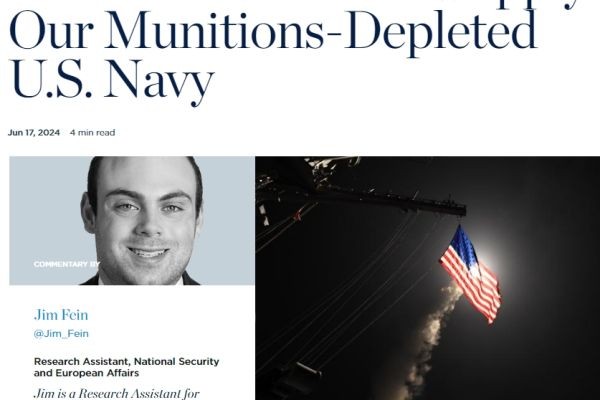 В США кричат об истощении боеприпасов для флота