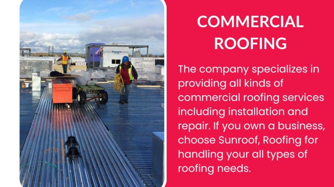 ⁣Sunroof Roofing