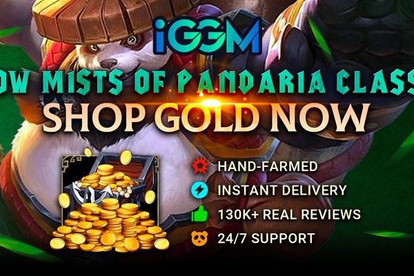 Buy WoW MoP Classic Gold Safely & Fast at IGGM – Trusted By Thousands
