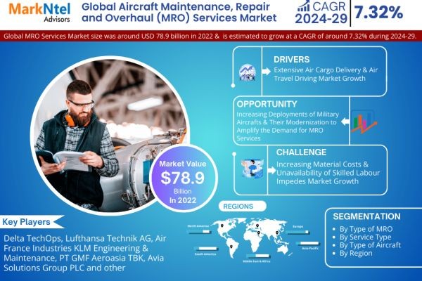 Aircraft Maintenance, Repair and Overhaul (MRO) Services Market Size, Competitive Landscape and Outlook 2029