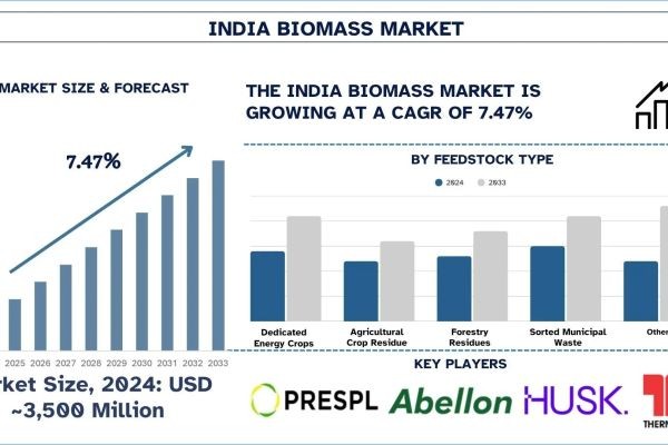 India Biomass Market Size, Share & Analysis Report, 2033 | UnivDatos