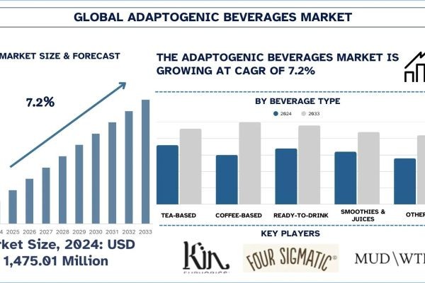 Adaptogenic Beverages Market Size, Growth, Trends, Forecast (2025-2033)
