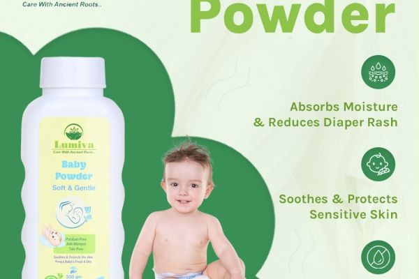 Best Baby Powder for Soft & Gentle Skin | Lumiva by Cosmosphere
