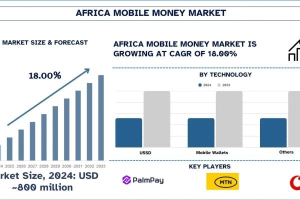 Africa Mobile Money Market Size, Share, Trends & Research Report, 2033 | UnivDatos