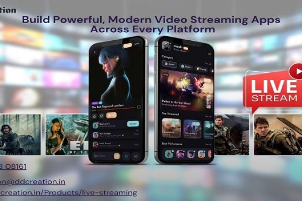 DD Creation’s Expertise in Scalable Live Streaming App Development