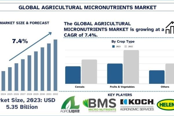 Agricultural Micronutrients Market Report, Size, Overview, Trends & Analysis 2032