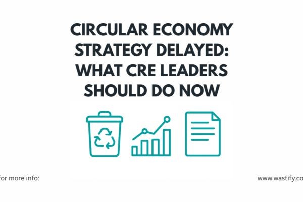 Circular Economy Strategy Delayed: What CRE Leaders Should Do Now