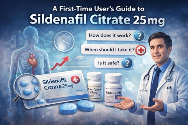 Sildenafil Citrate 25 mg: A Complete Guide for First-Time Users