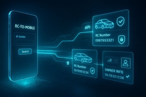 How Vehicle RC to Mobile Number API Improves Vehicle Owner Verification