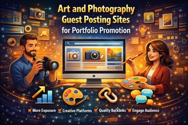 Art and Photography Guest Posting Sites for Portfolio Promotion