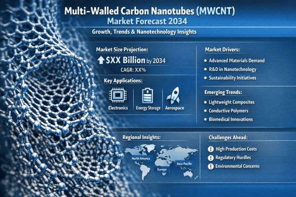 Multi-Walled Carbon Nanotubes (MWCNT) Market Forecast 2034 | Growth, Trends & Nanotechnology Insights