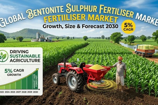 Global Bentonite Sulphur Fertiliser Market Growth, Size & Forecast 2030 | Sustainable Agriculture Driving 5% CAGR