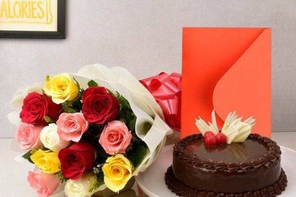 Flower Cake Delivery Online – Send Flower and Cake Delivery with Midnight Surprise Options