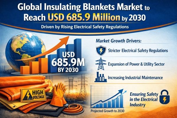 Global Insulating Blankets Market to Reach USD 685.9 Million by 2030 Driven by Rising Electrical Safety Regulations