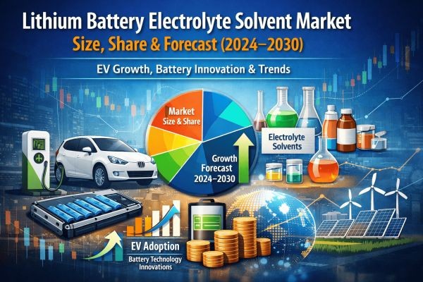 Lithium Battery Electrolyte Solvent Market Size, Share & Forecast (2024–2030): EV Growth, Battery Innovation & Trends