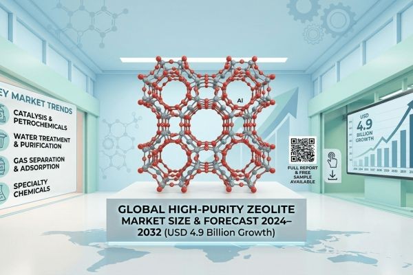 Global High-Purity Zeolite Market Size, Share & Forecast 2024–2032 (USD 4.9 Billion Growth) | Catalysis & Water Treatment Trends | Full Report & Free ..