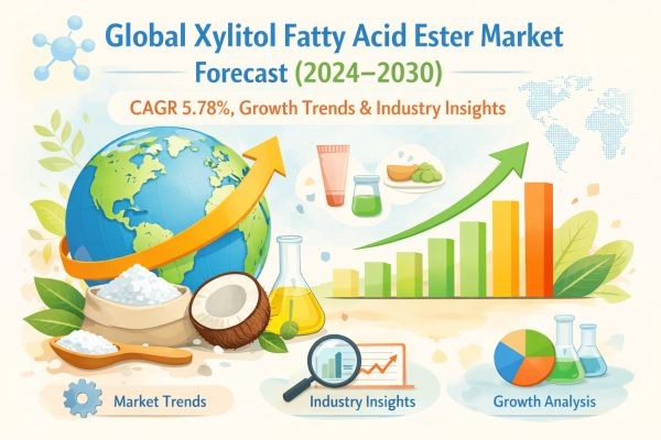 Global Xylitol Fatty Acid Ester Market Forecast (2024–2030) | CAGR 5.78%, Growth Trends & Industry Insights