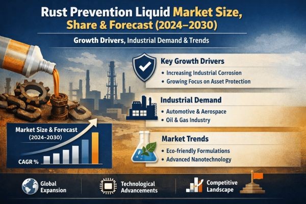 Rust Prevention Liquid Market Size, Share & Forecast (2024–2030): Growth Drivers, Industrial Demand & Trends
