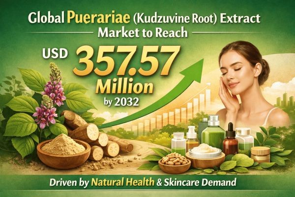 Global Puerariae (Kudzuvine Root) Extract Market to Reach USD 357.57 Million by 2032 Driven by Natural Health and Skincare Demand
