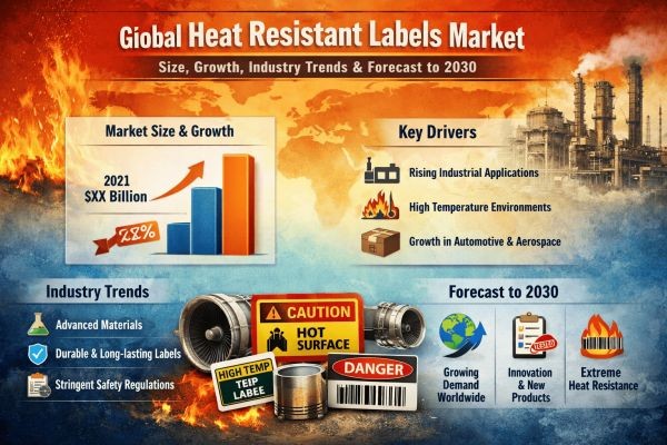 Global Heat Resistant Labels Market Size, Growth, Industry Trends & Forecast to 2030