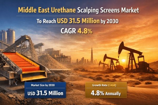 Middle East Urethane Scalping Screens Market to Reach USD 31.5 Million by 2030 | CAGR 4.8%