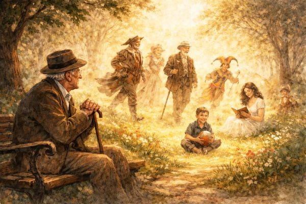 Полянка героев произведений