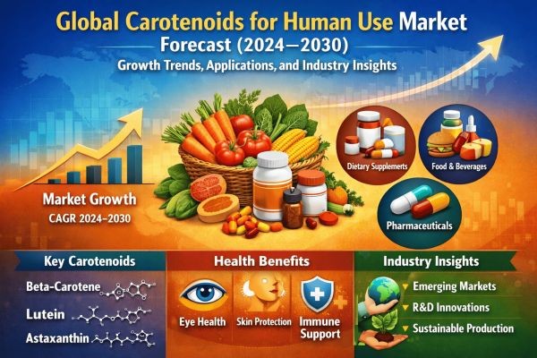 Global Carotenoids for Human Use Market Forecast (2024–2030): Growth Trends, Applications, and Industry Insights