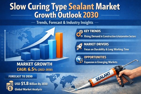 Slow Curing Type Sealant Market Growth Outlook 2030 | Trends, Forecast & Industry Insights