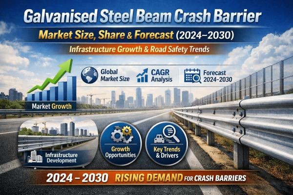 Galvanised Steel Beam Crash Barrier Market Size, Share & Forecast (2024–2030): Infrastructure Growth & Road Safety Trends