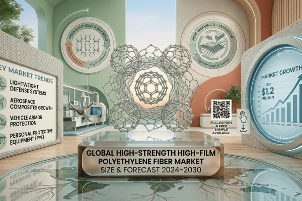 Global High-Strength High-Film Polyethylene Fiber Market Size, Share & Trends 2024–2030 | Lightweight Defense & Aerospace Materials Growth