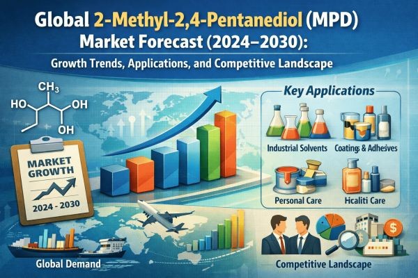 Global 2-Methyl-2,4-Pentanediol (MPD) Market Forecast (2024–2030): Growth Trends, Applications, and Competitive Landscape