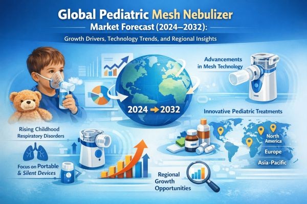 Global Pediatric Mesh Nebulizer Market Forecast (2024–2032): Growth Drivers, Technology Trends, and Regional Insights
