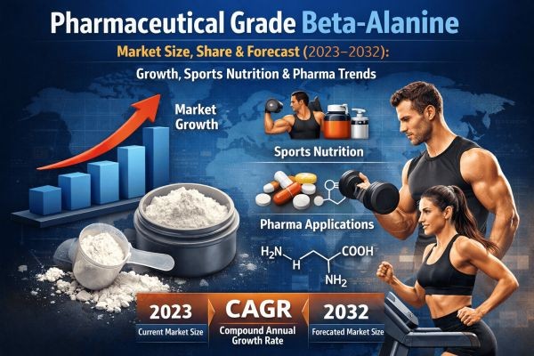 Pharmaceutical Grade Beta-Alanine Market Size, Share & Forecast (2023–2032): Growth, Sports Nutrition & Pharma Trends