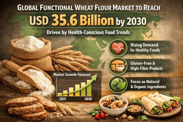 Global Functional Wheat Flour Market to Reach USD 35.6 Billion by 2030 Driven by Health-Conscious Food Trends