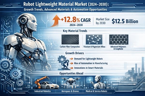 Robot Lightweight Material Market (2024–2030): Growth Trends, Advanced Materials & Automation Opportunities