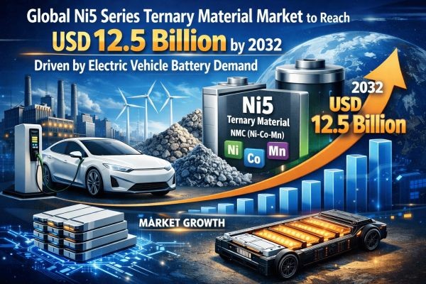 Global Ni5 Series Ternary Material Market to Reach USD 12.5 Billion by 2032 Driven by Electric Vehicle Battery Demand