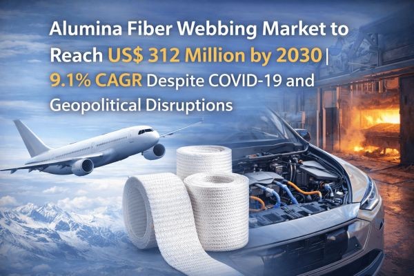 Alumina Fiber Webbing Market to Reach US$ 312 Million by 2030 | 9.1% CAGR Despite COVID-19 and Geopolitical Disruptions