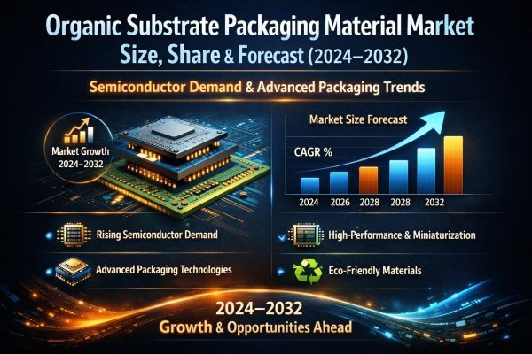 Organic Substrate Packaging Material Market Size, Share & Forecast (2024–2032): Semiconductor Demand & Advanced Packaging Trends