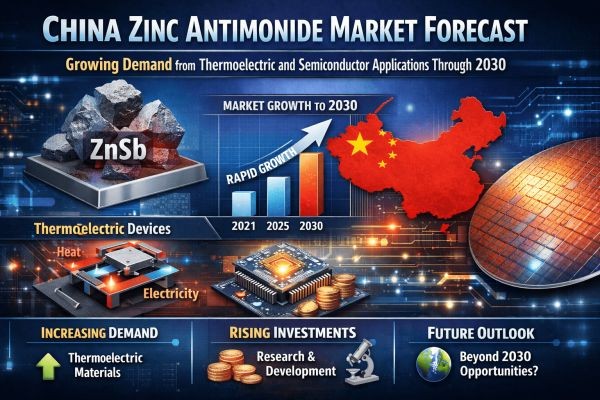 China Zinc Antimonide Market Forecast: Growing Demand from Thermoelectric and Semiconductor Applications Through 2030