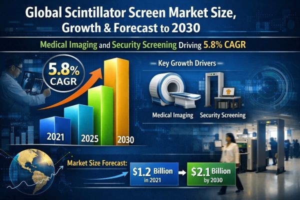 Global Scintillator Screen Market Size, Growth & Forecast to 2030 | Medical Imaging and Security Screening Driving 5.8% CAGR