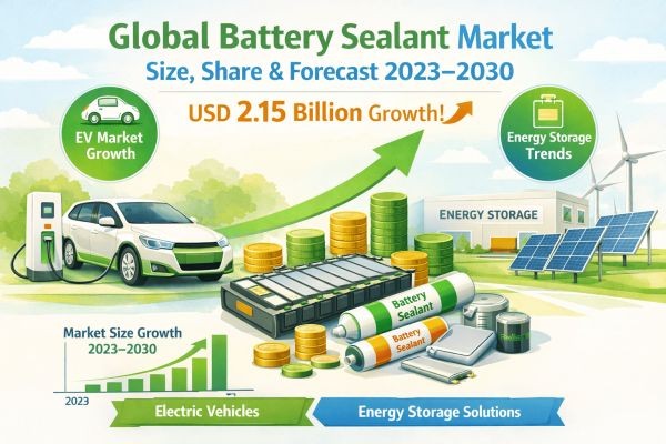 Global Battery Sealant Market Size, Share & Forecast 2023–2030 (USD 2.15 Billion Growth) | EV & Energy Storage Trends