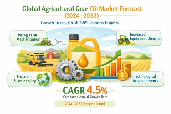 Global Agricultural Gear Oil Market Forecast (2024–2032) | Growth Trends, CAGR 4.5%, Industry Insights