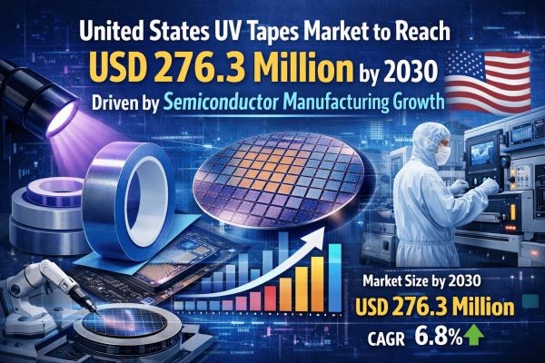 United States UV Tapes Market to Reach USD 276.3 Million by 2030 Driven by Semiconductor Manufacturing Growth
