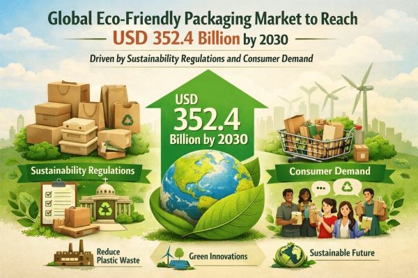 Global Eco-Friendly Packaging Market to Reach USD 352.4 Billion by 2030 Driven by Sustainability Regulations and Consumer Demand