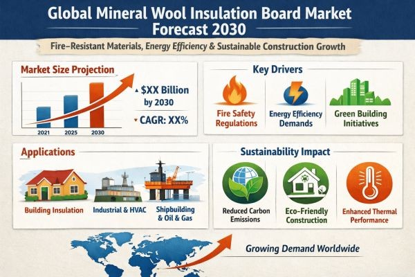 Global Mineral Wool Insulation Board Market Forecast 2030: Fire-Resistant Materials, Energy Efficiency & Sustainable Construction Growth