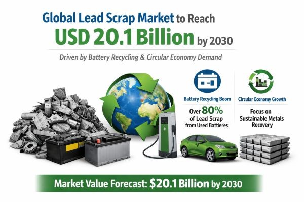 Global Lead Scrap Market to Reach USD 20.1 Billion by 2030 Driven by Battery Recycling and Circular Economy Demand
