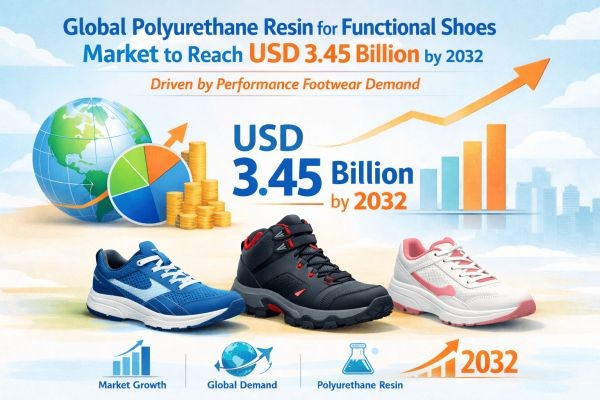 Global Polyurethane Resin for Functional Shoes Market to Reach USD 3.45 Billion by 2032 Driven by Performance Footwear Demand